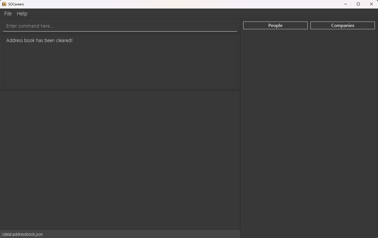 clear command result